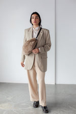 YBH Mushroom Shearling Sling